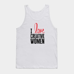 I Love Creative Women Tank Top